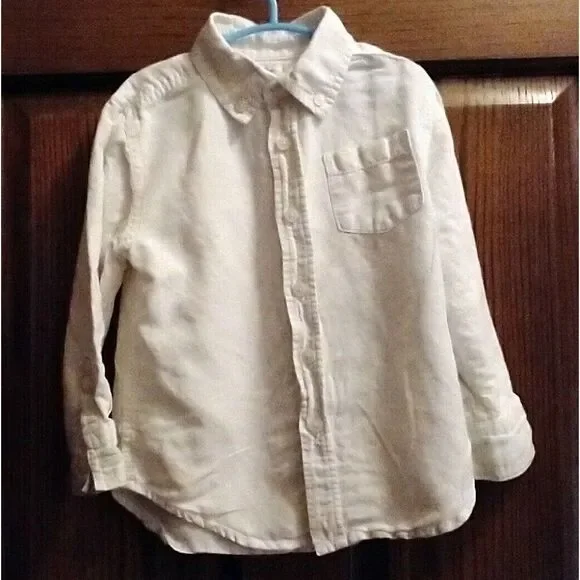 XS Gymboree White Button Down Shirt