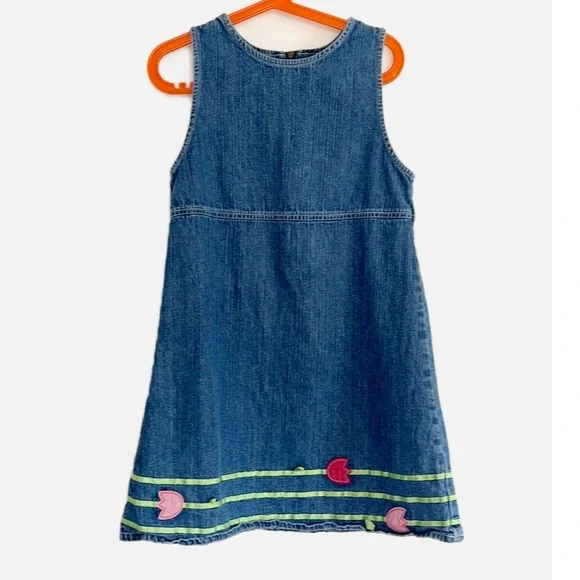 Vintage Gymboree denim tulip jumper size 9