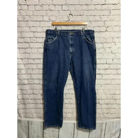 Wrangler‎ Men's Blue Denim Jeans Size 40x32