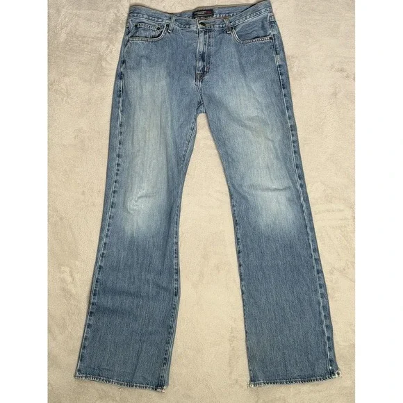 Y2K American Eagle Bootcut Jeans Early 2000s AE Outfitters Denim Size 33x34