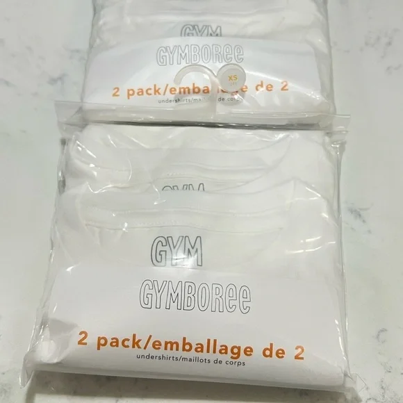 Gymboree White Undershirts 2-Pack