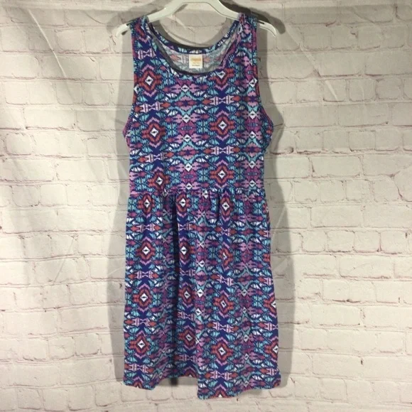 Gymboree Colorful Racerback Dress - Size Medium (7-8)