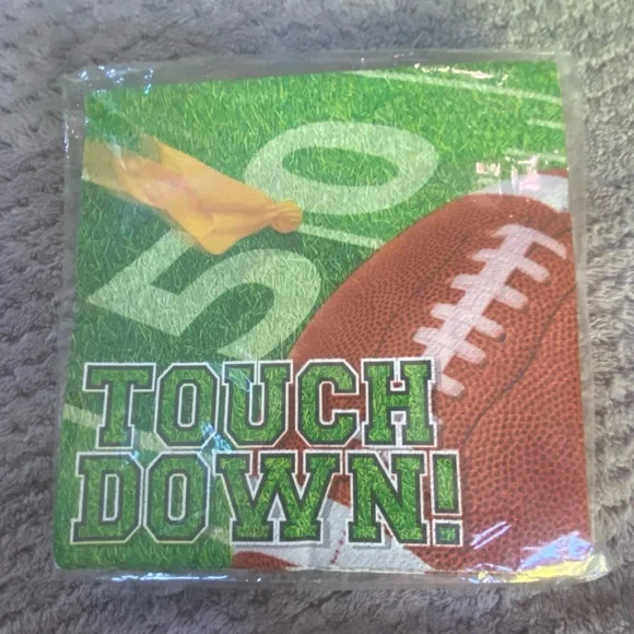 Football Party Napkins – 2 Designs – 50 Total – Game Day / Super Bowl