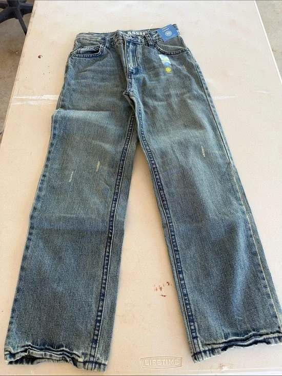 NWT Gymboree Light Blue Denim Bootcut Jeans With Adjustable Waist