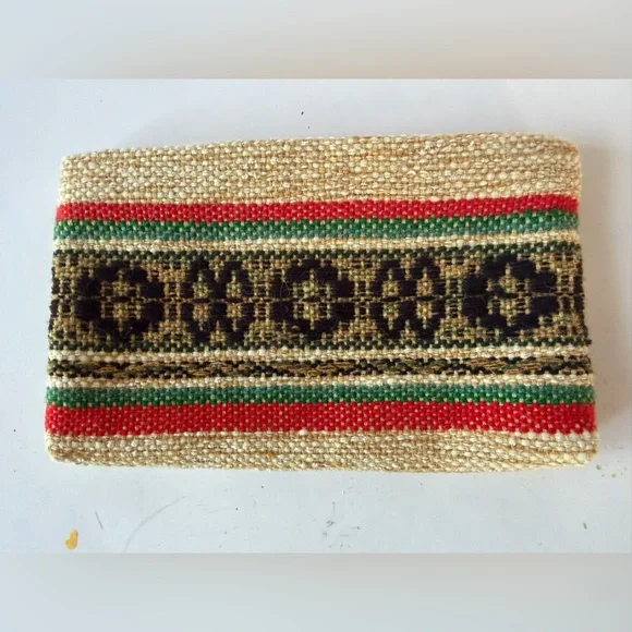 Japan‎ Handwoven Multicolor Clutch