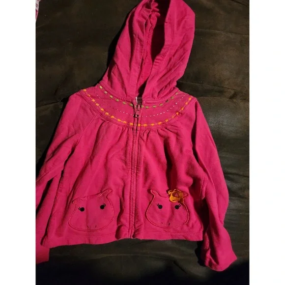Gymboree batik summer hippo sweatshirt‎ size 4t 5t