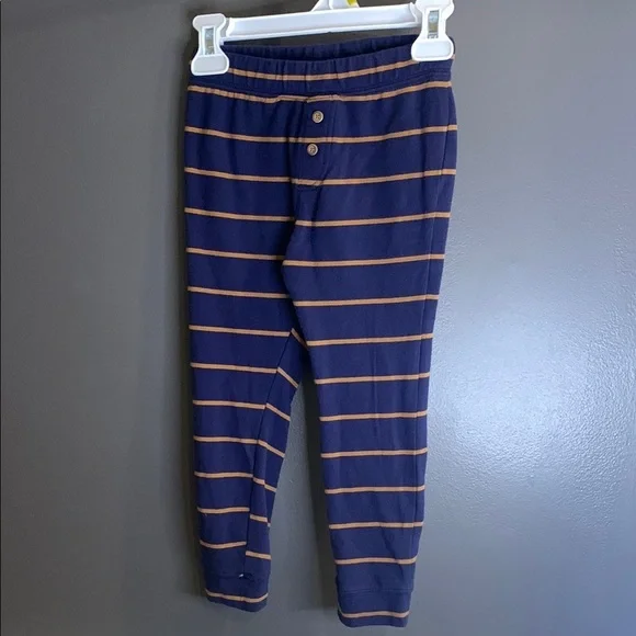 Gymboree Striped Navy and brown Kids Bottoms size 3T