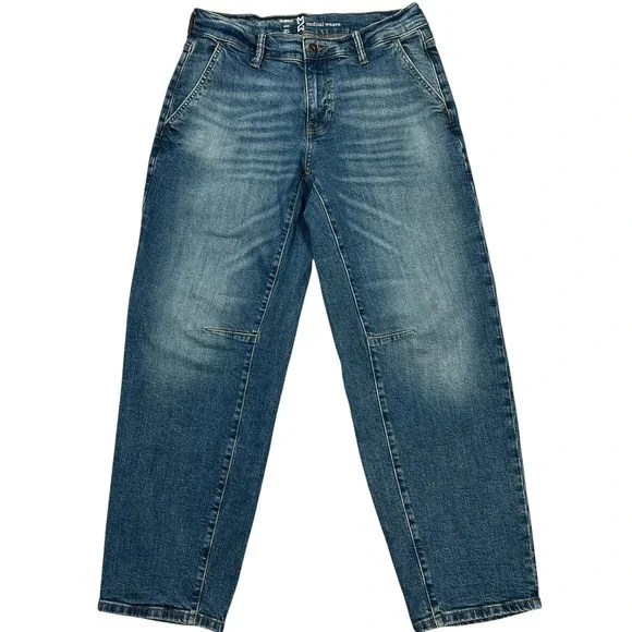 Relaxed Curved Barrel Leg Jeans Unisex 30