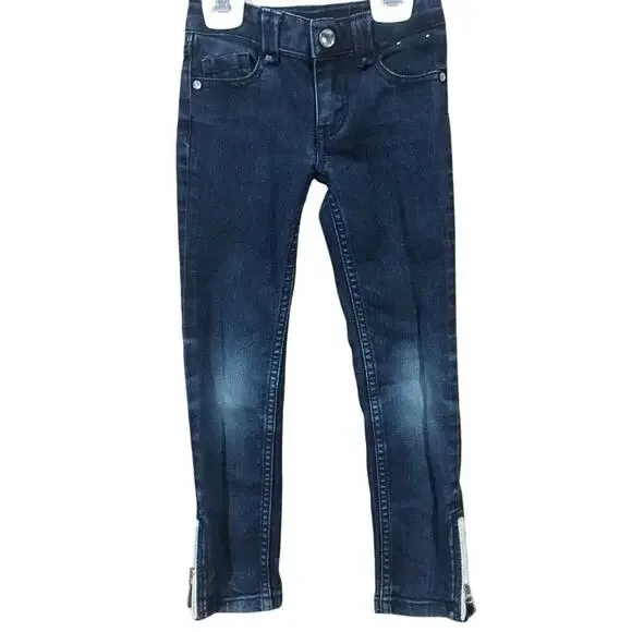 Gymboree Jeans 5 SLIM adjustable waist tabs Girls Skinny Jeans