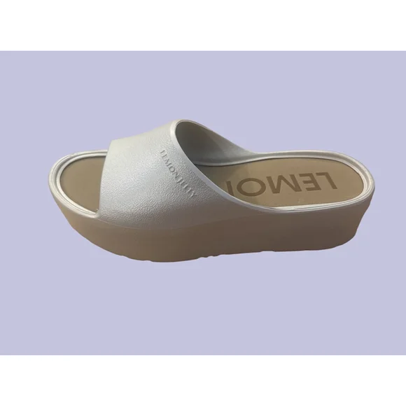 New Women's Lemon Jelly Warm Grey Platform Sandals Size 8.5-9/39.