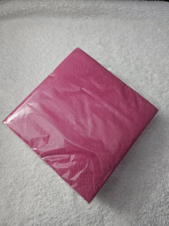 Spritz Hot Pink Paper Napkins - Pack of 30 Disposable Party Napkins