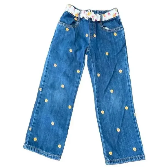 Gymboree sunflower jeans 5T