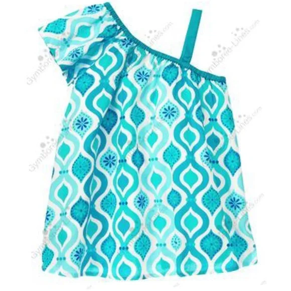 Gymboree Tile Print One Shoulder Top