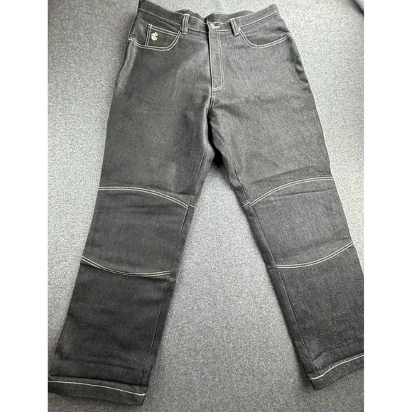 Vintage Rocawear Jeans Mens 38x34 Baggy Carpenter Deep‎ Black Hip Hop Skater Y2k