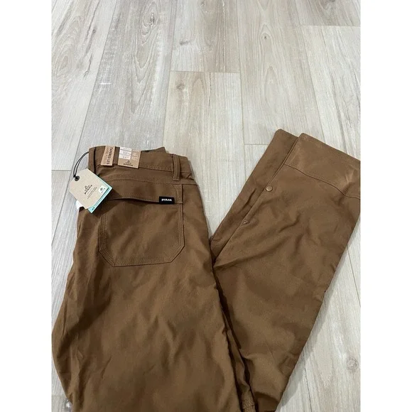 PrAna Stretch Zion II Slim Pants Men's 30/34 Sepia..