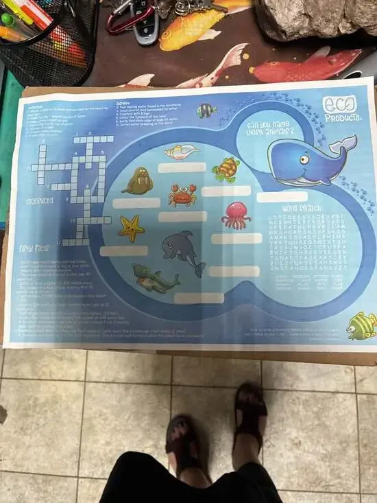Eco-Products Sea Design Kids Activity Placemats (EP-PM1014-KLS)