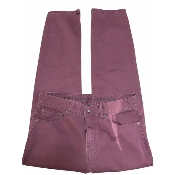PrAna Plum Born From the Experience Cigarette Jeans size 33