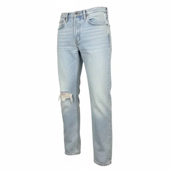 Marithe Francois Girbaud Jeans‎ Mens Size 31 Light Wash Distressed Straight Vtg