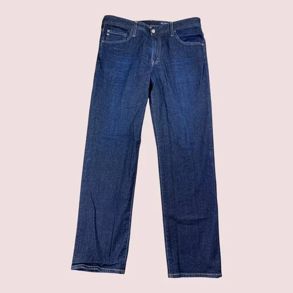 AG Adriano Goldschmied Kace Classic Straight Jeans Mens 36x32 Japanese Fabric