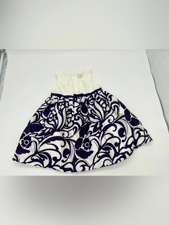 Gymboree Baby Girl Purple White Formal Dress Purple Bow Weddings Parties 18-24 M