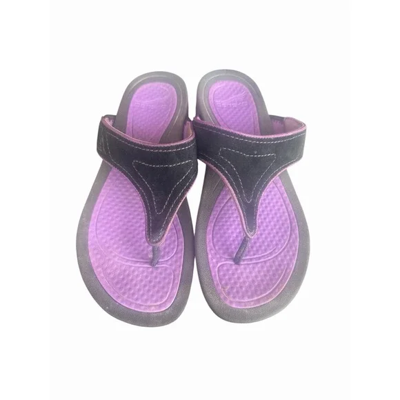 Dansko 41 Katy 2 Thong Sandals Purple Black‎ Flip Flops (US 10-10.5)