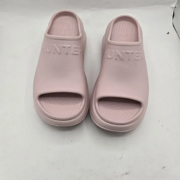 HUNTER Women's Haddie Slip-on Open Toe Casual Sandals Pink Size 9‎