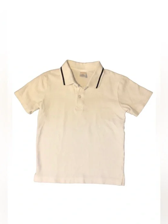 Gymboree White Short Sleeve School Uniform Collared Shirt Size 6