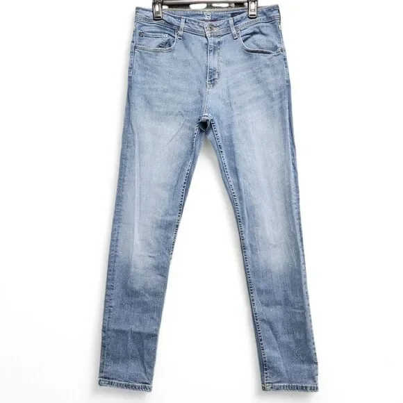 Vintage RYE Jeans Mens 34x34 (Fits as 31x32) Slim Fit Blue Light Wash‎ Denim