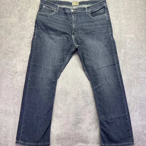 Wrangler 20X No. 42 Mens Blue Medium Wash Bootcut Jeans 1042MWXGG 42x32