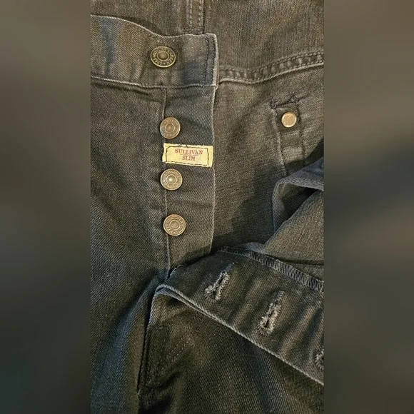 Polo Ralph Lauren Button Fly Sullivan Slim Jeans