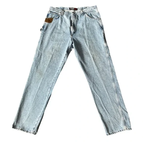 Wrangler Riggs Workwear Jeans Mens Size 40X36 Relaxed Fit Denim Pants 3W020VI
