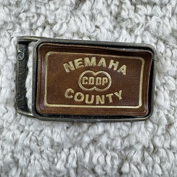 Coop Belt Buckle Nemaha County Kansas Farmers‎ Cooperative