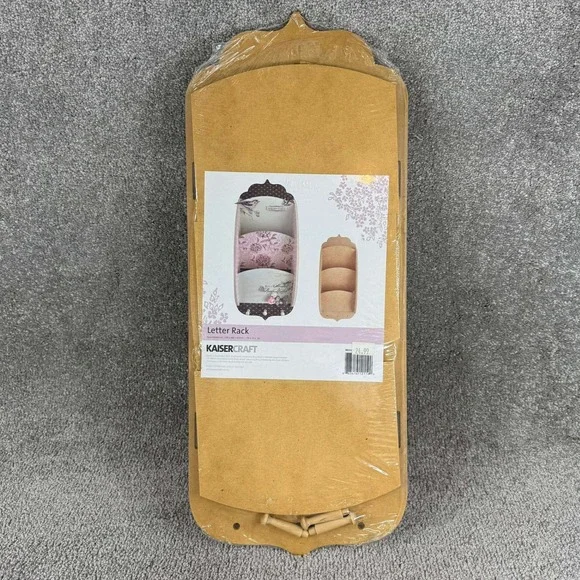 KaiserCraft Letter Rack DIY MDF Wood Wall Organizer Kit SB211‎ New