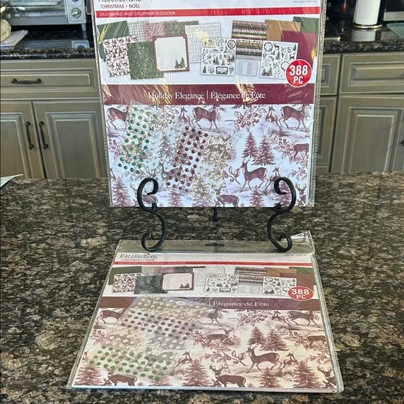 RECOLLECTIONS CHRISTMAS COLLECTION PACK 388 PC LOT OF 2 NWT