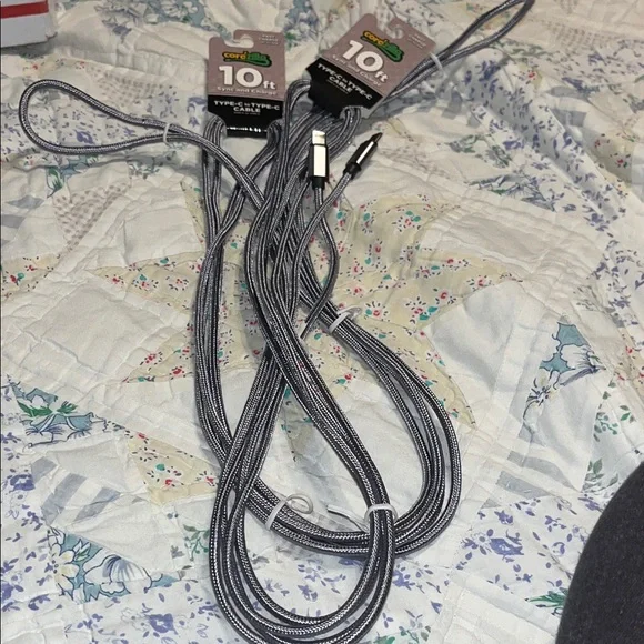 10ft Gray Charging Cable