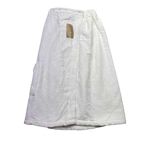 Monarch Cypress Soft‎ Bathrobes Shower Wrap Towel Wearable Bath Pocket NWT 30