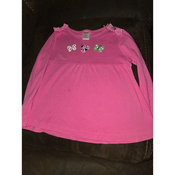Gymboree garden friends‎ ladybug butterfly top size 5 long sleeve