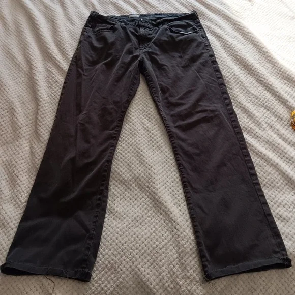 AG Adriano Goldschmied Protege Pants Gray Straight Leg Men 36x34(‎ Fits 36x 30)
