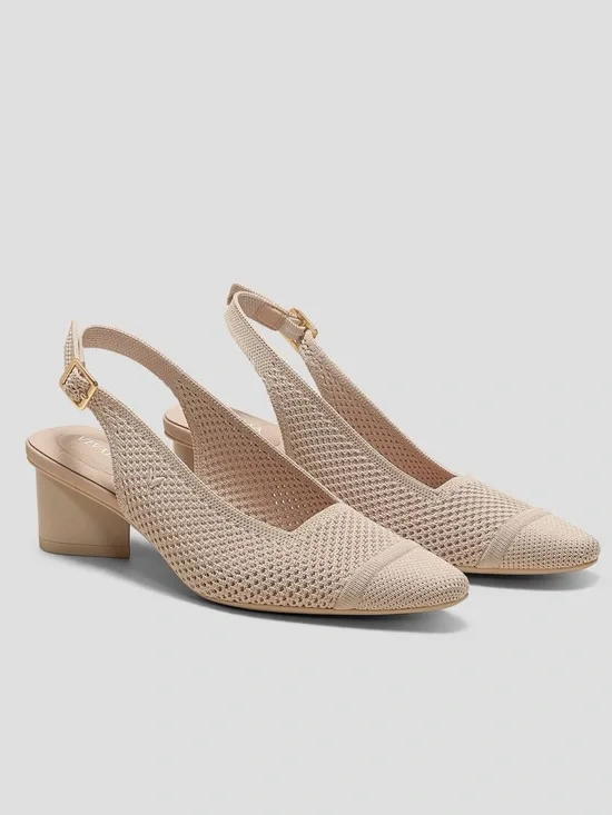 VIVAIA Pointed Toe Slingback Sandals Leah Pro Size 38 US 7 NEW