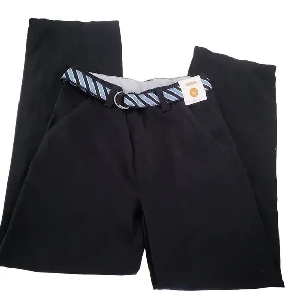 10 New Gymboree navy flat front pants