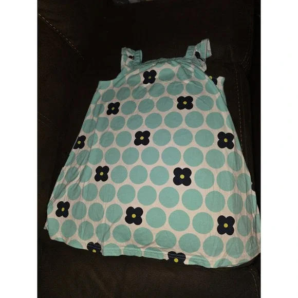 Gymboree outlet fashion flower floral polka dot dress size 7