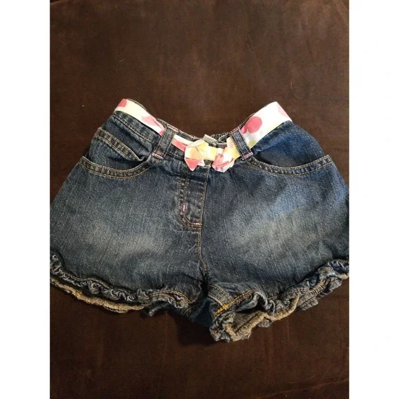 Gymboree jean shorts 5t social butterfly