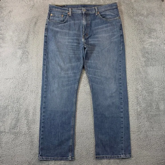 Levis 559 Relaxed Straight Jeans Mens 36x30 Blue Medium Wash Denim Baggy Y2K