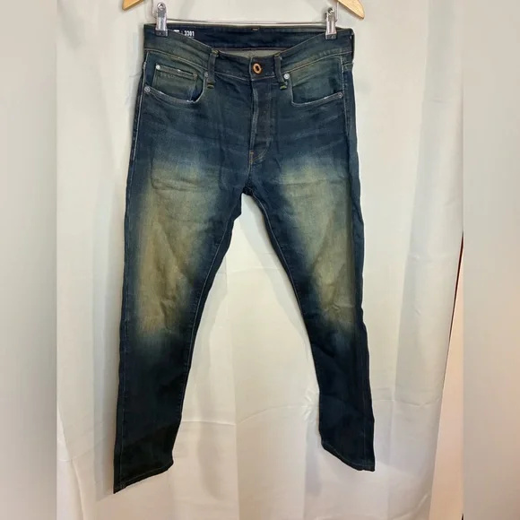 G Star 3301 Slim Blue Jeans Mens 29/32‎