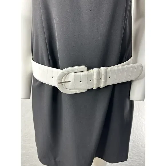 Inc International Concepts Croc-Embossed Stretch Belt With Covered Buckle, L/XL