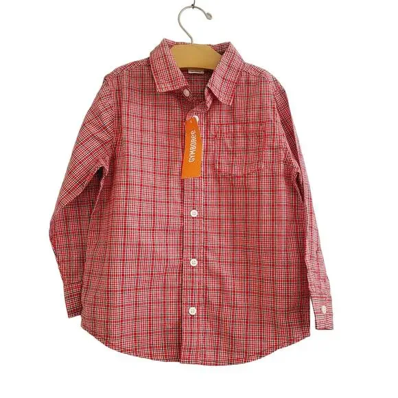 4T New Gymboree plaid button down
