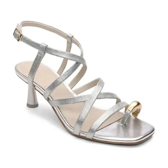 NWT Sanctuary Beyond Strappy Toe Thong Sandal with Leather Lining, Ankle sz 9.5