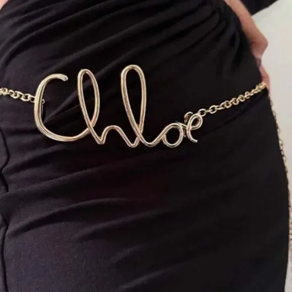 Gold Chain belt N1074