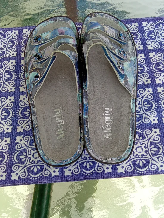 Alegria Fiona Leather Sandal Size 40,Never Worn