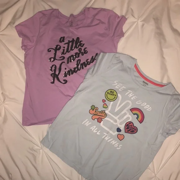 Set of 2 Gymboree t-shirts, size 10-12
